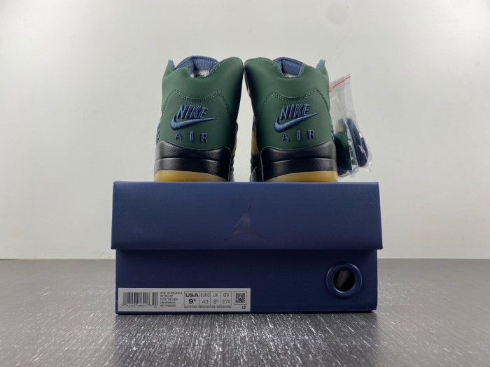 Air Jordan 5 "Navy Green”
