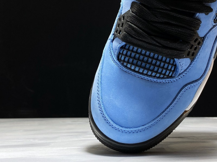 Travis Scott x Air Jordan 4 “Houston Oilers” University Blue 308497-406