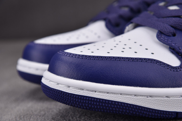 Air Jordan 1 Low White Purple 553558-515