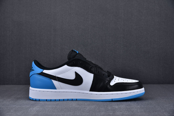 Jordan 1 Retro Low OG Black Dark Powder Blue CZ0790-104
