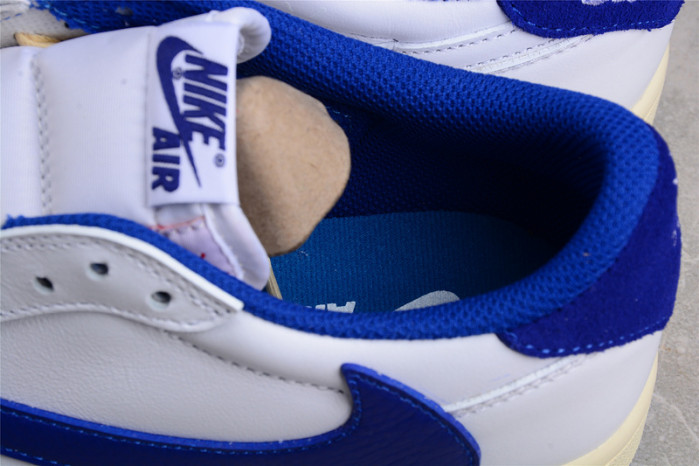 TRAVIS SCOTT X AIR JORDAN 1 LOW SAIL/WHITE/ROYAL BLUE DM9868-218