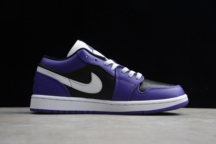 AIR JORDAN 1 LOW COURT PURPLE BLACK 553558-501