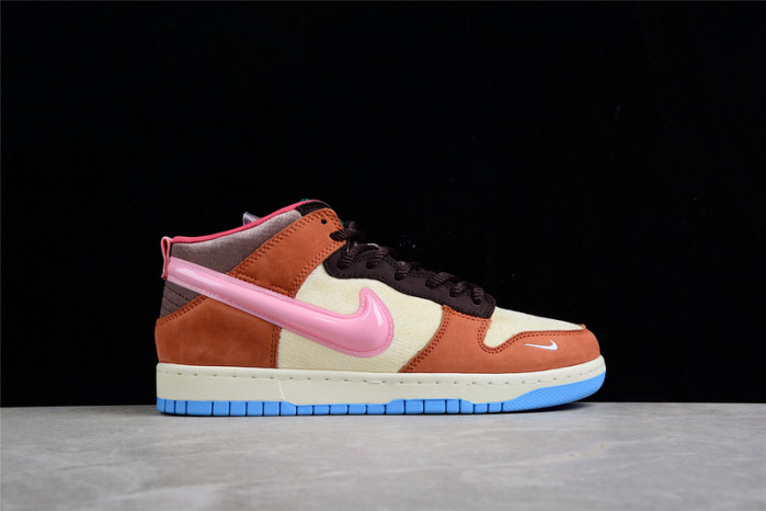 Nike SB Dunk Canvas/Mid Soft Pink-Burnt Brown DJ1173-700