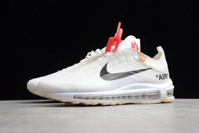 OFW X Air Max 97 The Ten White Cone Ice Blue AJ4585-100