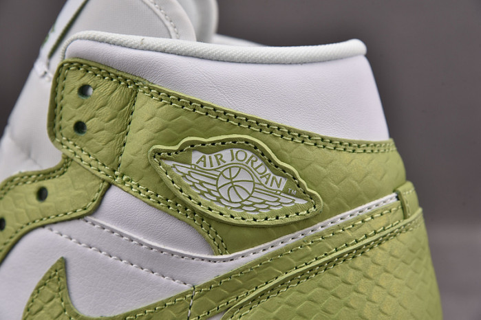 Air Jordan 1 Mid Green Python DV2959-113