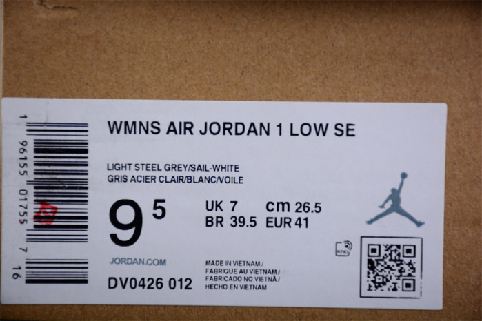 AIR JORDAN 1 LOW “LIGHT STEEL GREY” DV0426-012
