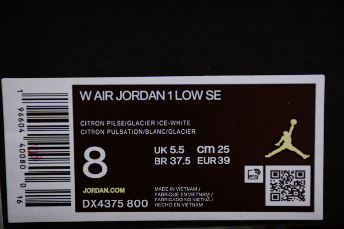 AIR JORDAN 1 LOW YELLOW WHITE GRIND DX4375-800