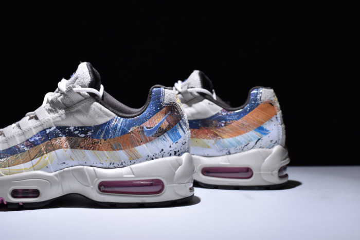 Nike mens Air Max 95 Graphic Prints "DAVE WHITE" 872640-200