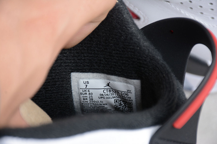 Air Jordan 6 Retro "Carmine" （2021）CT8529-106