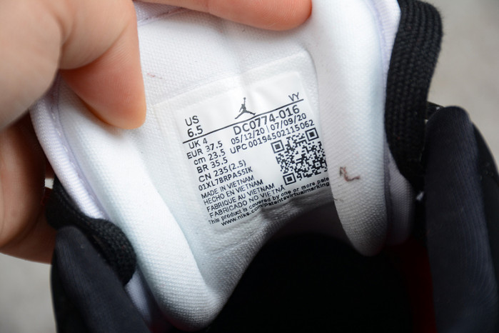 Jordan 1 Low Black White Gym Red (W) DC0774-016