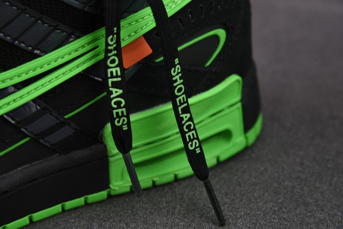 OFW x Nike Air Rubber Dunk “Green Strike” CU6015-001