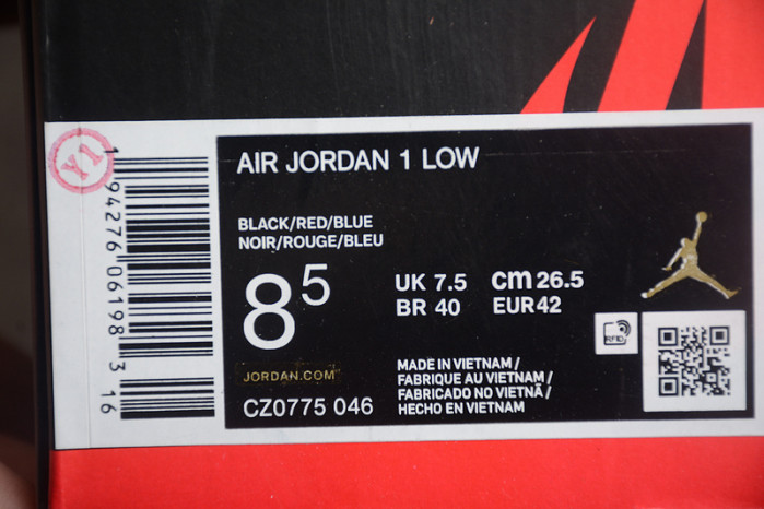 Air Jordan 1 Low OG WMNS “UNC to Chicago” CZ0775-046