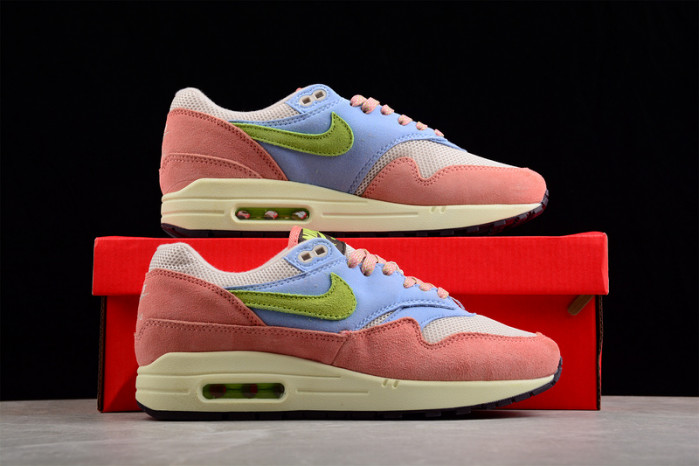 NIKE AIR MAX 1 LIGHT MADDER ROOT WORN BLUE DV3196-800