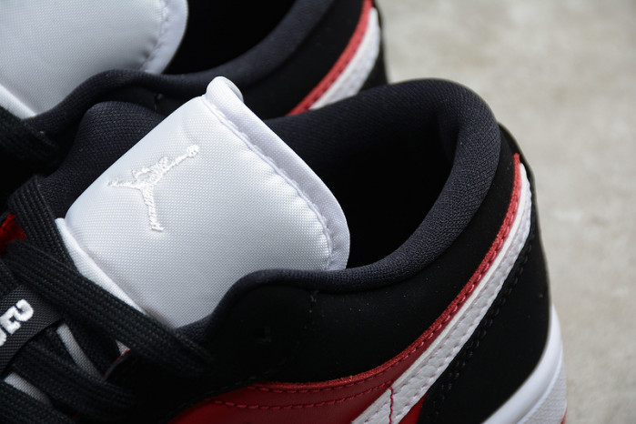 Jordan 1 Low Black White Gym Red (W) DC0774-016