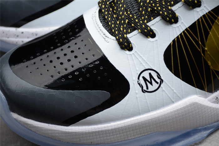 NIKE KOBE V PROTRO BLACK WHITE GOLD CD0824-127