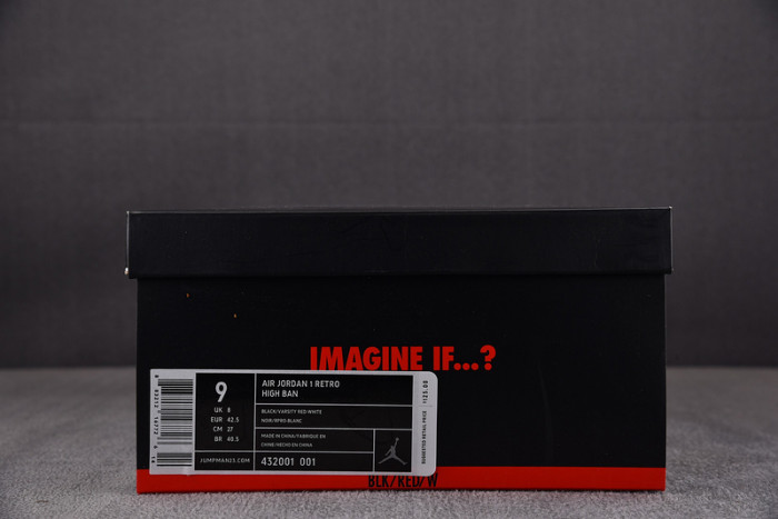 Jordan 1 Retro Banned (B-Grade) (2011) 432001-001