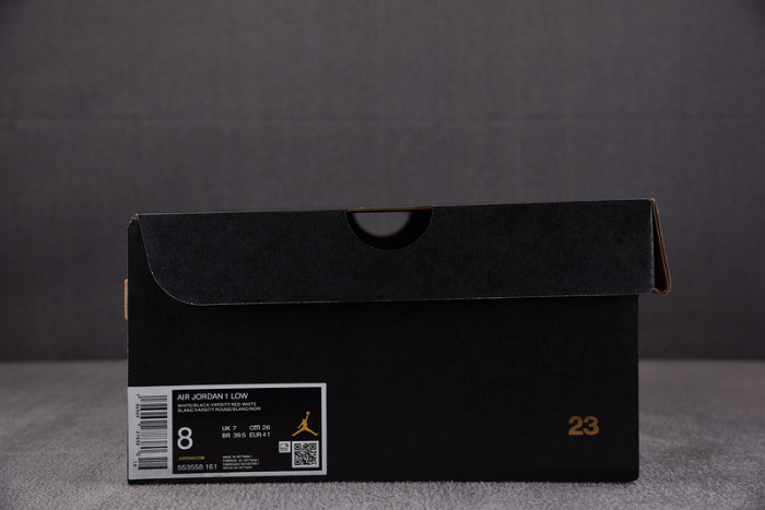 AIR JORDAN 1 LOW BRED TOE 553558-161