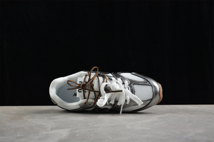 New Balance X Miu Miu 530 SL metallic leather and mesh sneakers NBMM0312