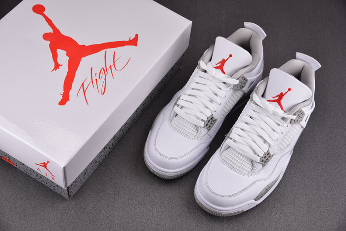 AIR JORDAN 4 WHITE OREO TECH GREY CT8527-100