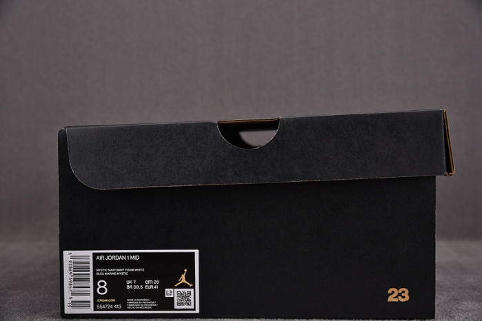 Jordan 1 Mid Mystic Navy Mint Foam 554724-413