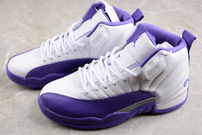 AIR JORDAN 12 RETRO WHITE AND PURPLE