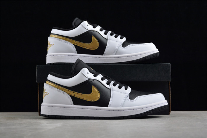 AIR JORDAN 1 LOW “GOLD SWOOSH” 553558-172