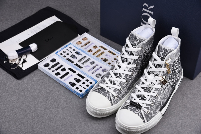 B23 OBLIQUE HIGH TOP SNEAKERS T00480H0534