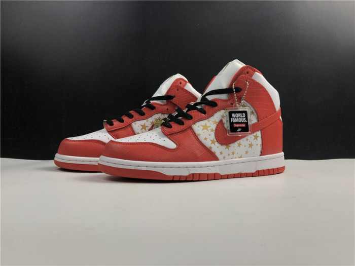 nike dunk high pro sb S*p*e red stars 307385-161
