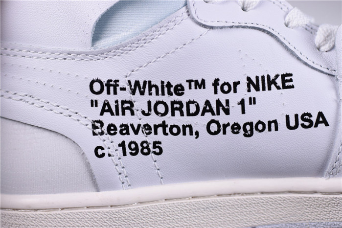 OFW Air Jordan 1 Retro High White AQ0818-100